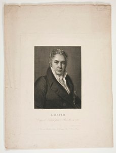 ジャック・ルイ・ダヴィッドの肖像 作： Jean Louis Potrelle