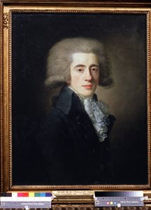ロシア副首相ニキータ・パニン (1770-1837) の肖像 (副首相ニキータ・パニンの肖像)。 Jean Louis Voille（1744年～1803年以降）による絵画。 キャンバスに油彩、73.1 x 57 cm 作： Jean Louis Voille