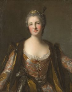Elisabeth Catherine de Besenval, marquise de Broglie, en sultane - Marquise de Broglie (1718-1777), nee Freiin von Besenval von Brunstatt, as Sultana, by Nattier, Jean-Marc (1685-1766).油彩・キャンバス1742 Dimension : 81x63 cm.ストックホルム国立博物館 作： Jean Marc Nattier