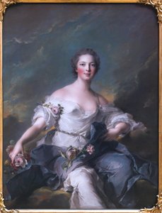 ドイツ語：Die Marquise de Baglion als Flora フローラとしてのバグリオン侯爵夫人 作： ジャン・マルク・ナティエ