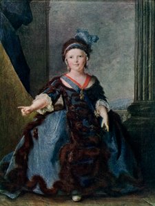 フランスのルイ、1754年、1910年 作： Jean Marc Nattier