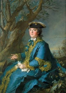 フランスのルイーズエリザベス1727-1759、パルマ公爵夫人 作： Jean Marc Nattier