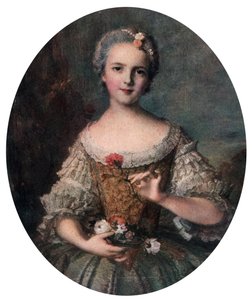 1912年18世紀半ば、ルイ15世の娘、ルイーズ夫人。 作： Jean Marc Nattier