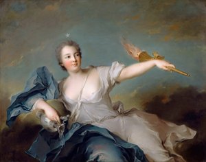 マリーアンドネスル、ラトゥールネルのマルキオネス、シャトールー公爵夫人1717-1744 作： Jean Marc Nattier