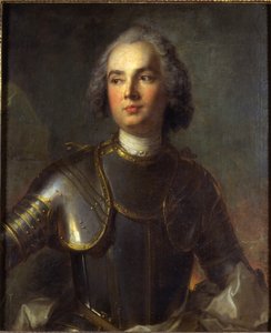 シャルル・ギヨーム・ルイの肖像、ブロイエ侯爵、セニル・メニル、1734 作： Jean Marc Nattier