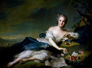 フランスのアンリエッタ・マリアの肖像（パリ 作： Jean Marc Nattier