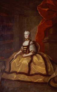 フランスのルイーズ夫人の肖像（1737-87） 作： Jean Marc Nattier