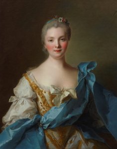 マダムデラポルトの肖像、1754 作： Jean Marc Nattier