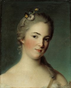マリー＝ジュヌヴィエーヴ・ブードレの肖像。 作： Jean Marc Nattier