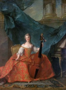 フランスのアン・アンリエット王女1727-1752 作： Jean Marc Nattier