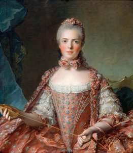 フランスのマリー・アデレード王女1732-1800 作： Jean Marc Nattier