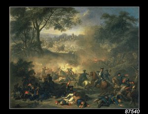 1709年、1717年のポルタヴァの戦い 作： Jean Marc Nattier