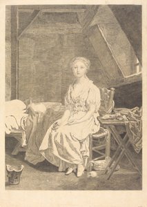 揺らぐ美徳 作： Jean Massard after Jean Baptiste Greuze