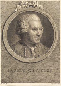 ヒューバート・グラヴロ 作： Jean Massard after Maurice Quentin de La Tour