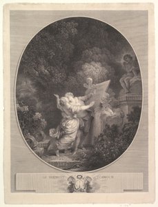 愛の誓い、1786年。 作： Jean Mathieu
