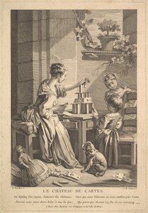 砂上の楼閣。 作： Jean Michel Liotard