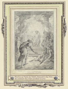 太陽の宮殿のフェートン... 作： Jean Michel Moreau