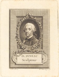 D. ピノー、彫刻家 作： Jean Michel Moreau after Pierre Paul Merelle