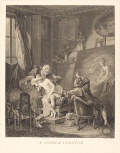 正直なモデル 作： Jean Michel Moreau and Jean Baptiste Blaise Simonet after Pierre Antoine Baudouin