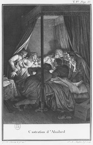 ヴィンセント・マリー・ラングロワ・ザ・ヤンガー（b.1786）によって彫刻された「レトレ・デ・ヘロワーズとダベラード」からの挿絵、I巻、33ページ 作： Jean Michel the Younger Moreau