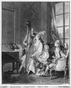 Isidore Stanislas Helman（1749-1809）1777によって刻まれた完璧なコード 作： Jean Michel the Younger Moreau