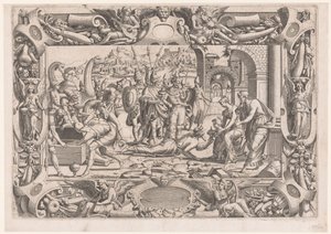 王たちの崇拝 作： Jean Mignon (attributed to)
