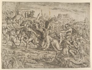 十字架の担ぎ、1544年。 作： Jean Mignon