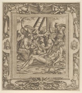キリストの嘆き、1535-55。 作： Jean Mignon