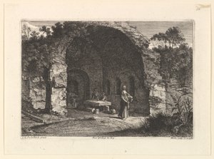 La Caffarella ou Grotte dEgerie。 作： Jean Morin