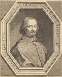 マザラン枢機卿 作： Jean Morin after Philippe de Champaigne