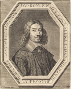 ミシェル・ル・テリエ 作： Jean Morin after Philippe de Champaigne