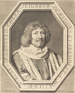 ルネ・ド・ロンゲイユ、メゾン侯爵 作： Jean Morin after Philippe de Champaigne