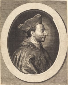 セント・チャールズ、ボッロメオ枢機卿 作： Jean Morin after Philippe de Champaigne