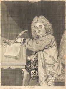 J.-B. 反逆者 作： Jean Moyreau, Antoine Watteau