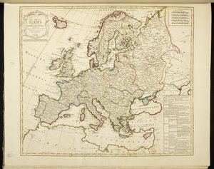 ヨーロッパの地図 作： Jean Palairet