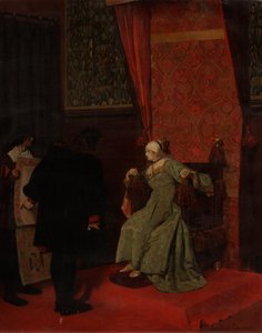 イザベラの前のコロンブス 作： Jean Paul Laurens