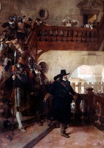 ブリュッセル評議員の逮捕、1648年8月26日、19世紀から20世紀 作： Jean Paul Laurens