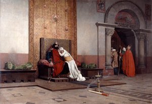信仰深きロバートの破門、1875 作： Jean Paul Laurens