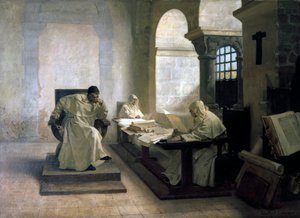 異端審問官、1889年。 作： Jean Paul Laurens