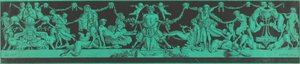 エジプトと古典の人物によるバッカナール 作： Jean Philippe Guy le Gentil, Comte de Paroy, after Charles Monnet