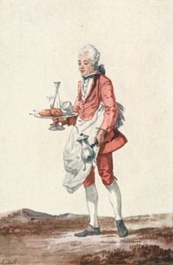 La Bouquetiere Garcon Cafetiere、18世紀、1903 作： Jean Pierre Houel