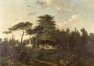 植物園にあるレバノンの杉 作： Jean Pierre Houel