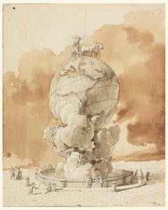 パリ広場に建てられる公共モニュメントのデザイン 作： Jean Pierre Louis Laurent Houël
