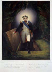 ナポレオン1世（1769年～1821年）の墓からの足元の肖像。ジャン・ジャック・ヴェルナー（1791-1849）とジャン・ピエール・マリー・ジャゼ（1788-1871）。