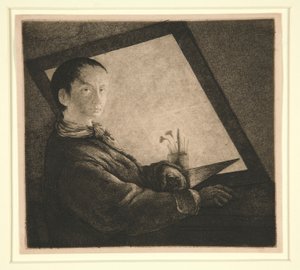自画像 作： Jean Pierre Norblin