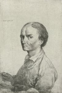 Jean Pierre Norblin de la Gourdaineの自画像 作： Jean Pierre Norblin de La Gourdaine