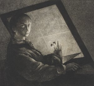 自画像、1778年頃 作： Jean Pierre Norblin de La Gourdaine