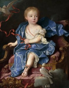 マリアアントニアフェルディナンダスペイン1729-1785、将来のサルデーニャの女王、1731年。 作： Jean Ranc