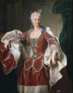 エリザベスファルネーゼの肖像、スペインの女王の配偶者、1723年 作： Jean Ranc