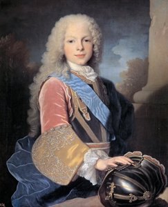 スペイン1713-1759、1725年のフェルディナンド6世の肖像画。 作： Jean Ranc